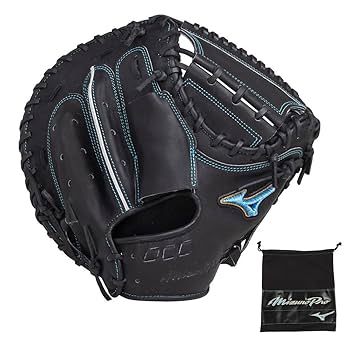 Mizuno Pro 黒 レザーグローブ ダイバーシティブルー Mizuno Pro 黒 レザーグローブ ダイバーシティブルー